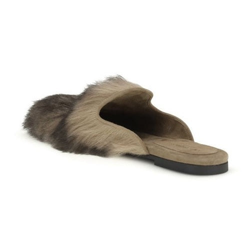 Dolce & Gabbana Gray Lamb Ovis Aries Aries Mules
