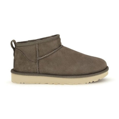 UGG Brown Leather Ankle Boots