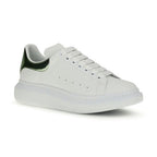Alexander McQueen White Calf Leather Bos Taurus Platform Sneakers