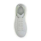 Alexander McQueen White Calf Leather Bos Taurus Platform Sneakers