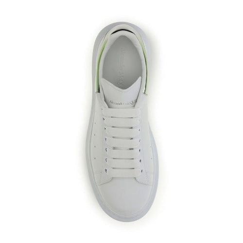 Alexander McQueen White Calf Leather Bos Taurus Platform Sneakers