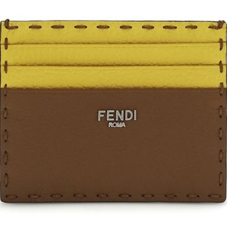 Fendi Multicolor Calf Leather Bos Taurus Wallet