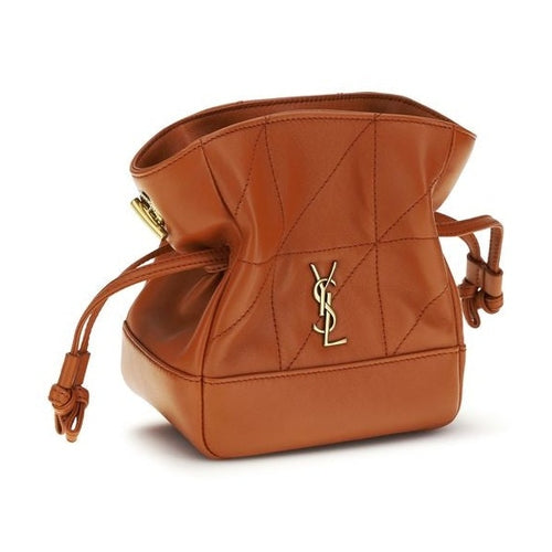 Saint Laurent Orange Lamb Ovis Aries Aries Clutch Bag