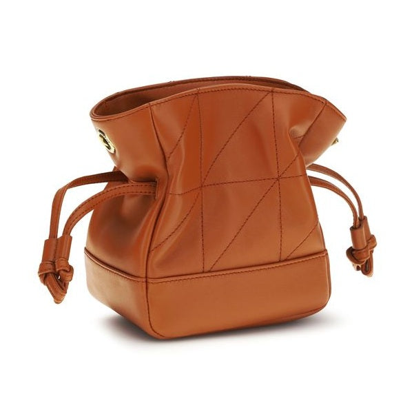 Saint Laurent Orange Lamb Ovis Aries Aries Clutch Bag