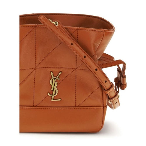 Saint Laurent Orange Lamb Ovis Aries Aries Clutch Bag