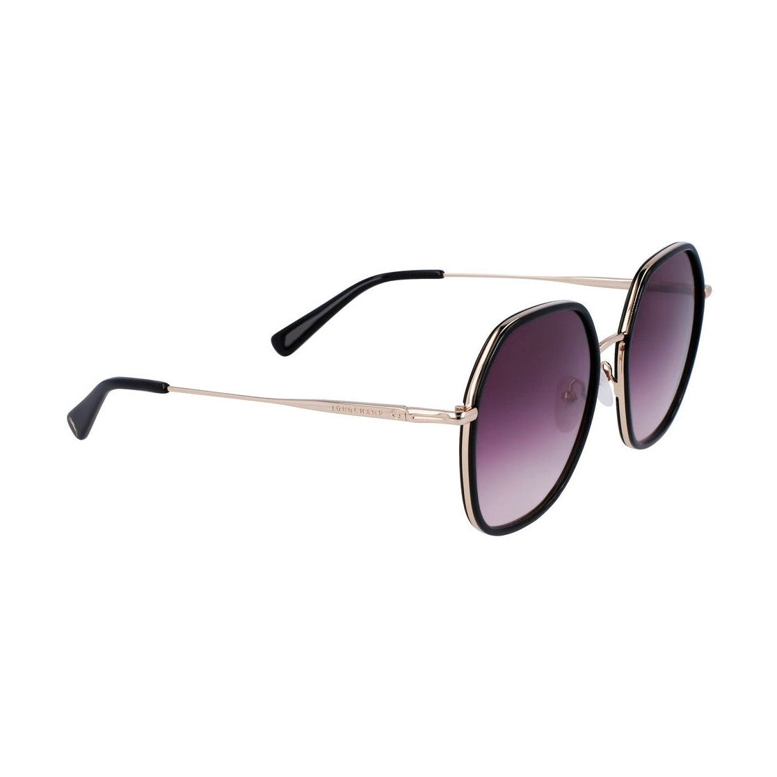 Longchamp Gold Metal Sunglasses