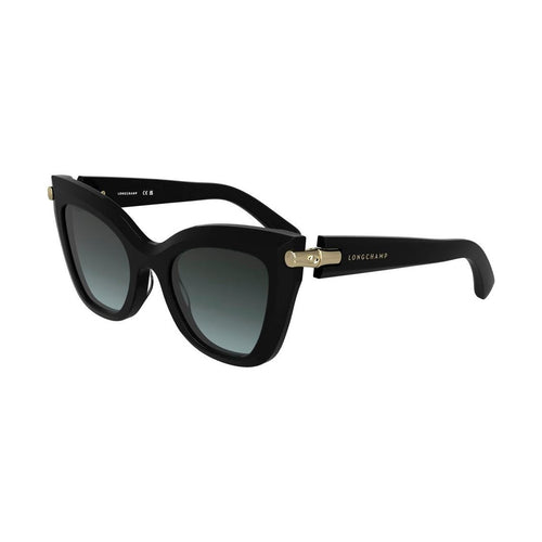 Longchamp Black Acetate Sunglasses