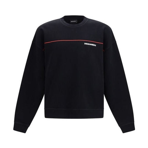 Dsquared² Black Cotton Sweatshirt