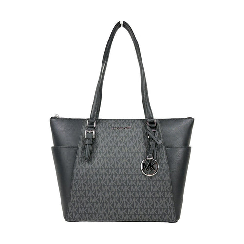 Michael Kors Charlotte Leather Top Zip Tote Bag