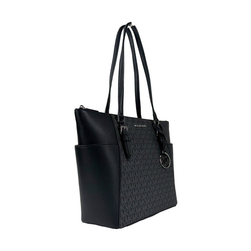 Michael Kors Charlotte Leather Top Zip Tote Bag