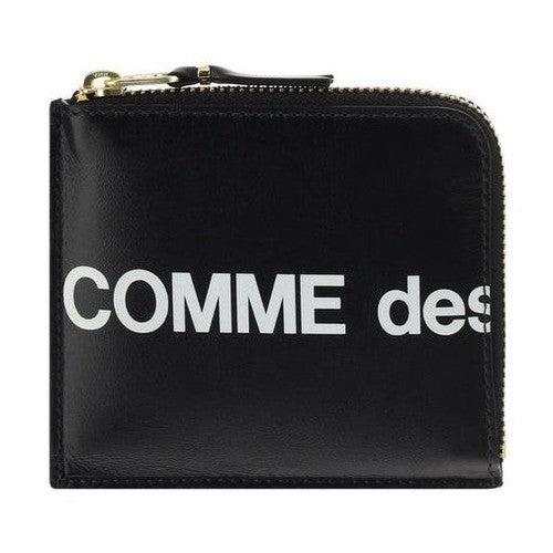 Comme Des Garçons Black Calf Leather Bos Taurus Wallet
