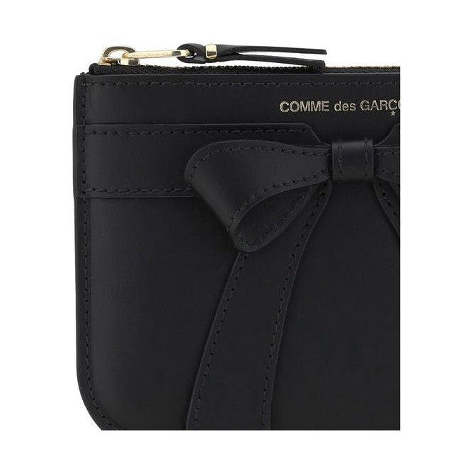 Comme Des Garçons Black Calf Leather Bos Taurus Wallet