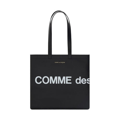 Comme Des Garçons Black Calf Leather Bos Taurus Shoulder Bag