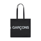 Comme Des Garçons Black Calf Leather Bos Taurus Shoulder Bag