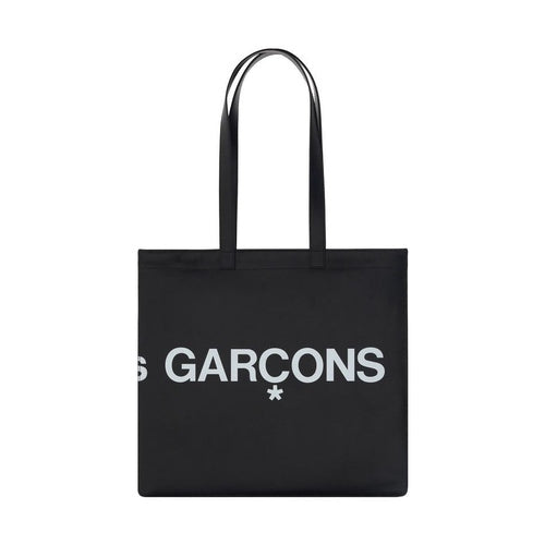 Comme Des Garçons Black Calf Leather Bos Taurus Shoulder Bag