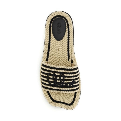 Chloé Multicolor Lamb Ovis Aries Aries Flat Sandals