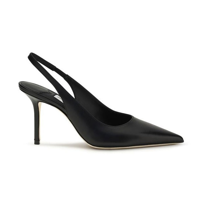 Jimmy Choo Black Calf Leather Bos Taurus Platform Pumps