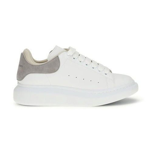 Alexander McQueen White Calf Leather Bos Taurus Chunky Sneakers