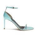 Tom Ford Blue Calf Leather Bos Taurus Stiletto Heel Sandals