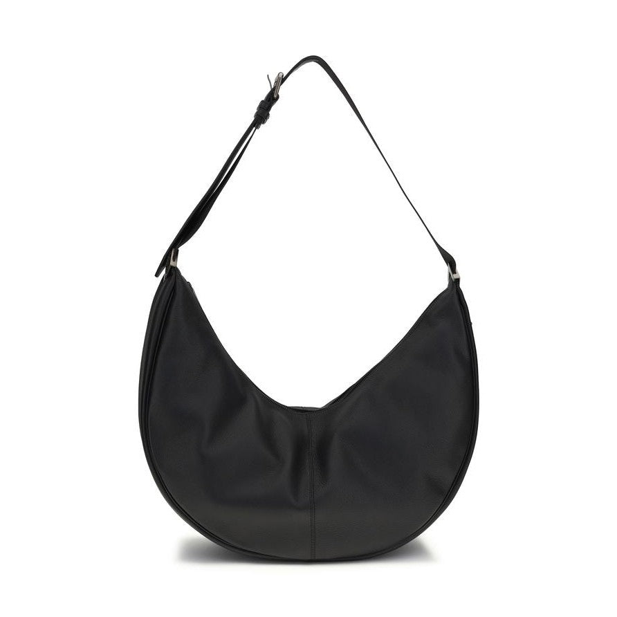 Fendi Black Calf Leather Bos Taurus Shoulder Bag
