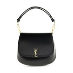 Saint Laurent Black Calf Leather Bos Taurus Handbag