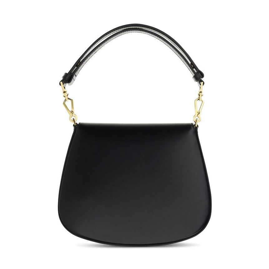 Saint Laurent Black Calf Leather Bos Taurus Handbag