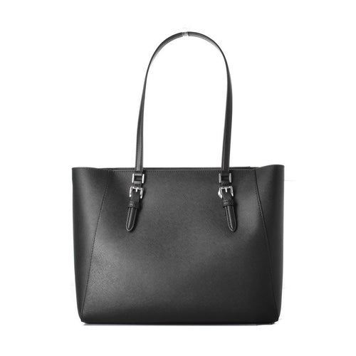 Michael Kors Black Leather Tote Bag