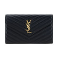 Saint Laurent Black Calf Leather Bos Taurus Shoulder Bag