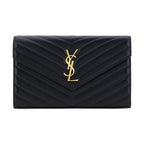 Saint Laurent Black Calf Leather Bos Taurus Shoulder Bag