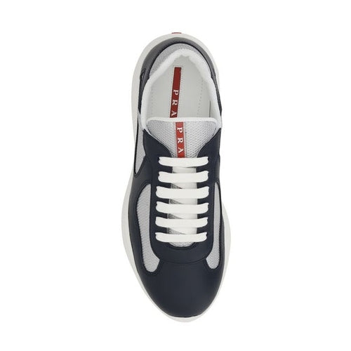 Prada Blue Polyamide Athletic Sneakers