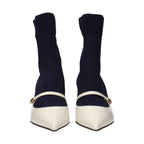 Jimmy Choo Blue Fabric Ankle Boots