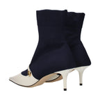 Jimmy Choo Blue Fabric Ankle Boots