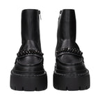 Jimmy Choo Black Leather Ankle Boots