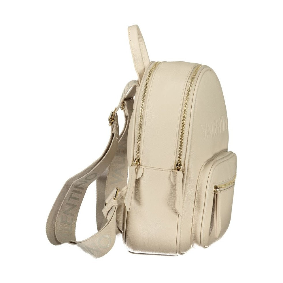 Valentino Beige Poliuretano Womens Backpack
