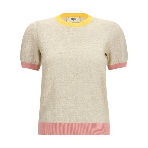 Fendi Beige Cotton Sweatshirt