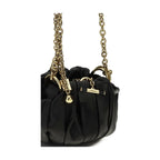 Chloé Black Lamb Ovis Aries Aries Shoulder Bag