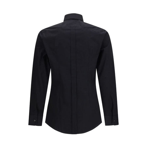 Dolce & Gabbana Black Cotton Dress Shirt
