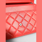 Chanel Boy Wallet on Chain Red Lambskin