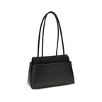 Prada Black Calf Leather Bos Taurus Shoulder Bag