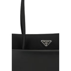 Prada Black Calf Leather Bos Taurus Shoulder Bag