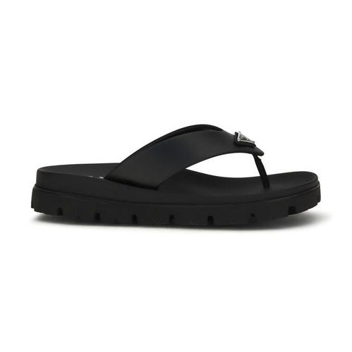 Prada Brown Calf Leather Bos Taurus Sandals