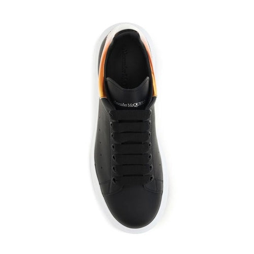 Alexander McQueen Black Calf Leather Bos Taurus Platform Sneakers