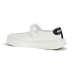 Miu Miu White Calf Leather Bos Taurus Ballet Flats