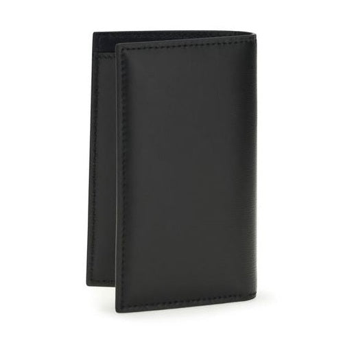 Ferragamo Black Calf Leather Bos Taurus Wallet
