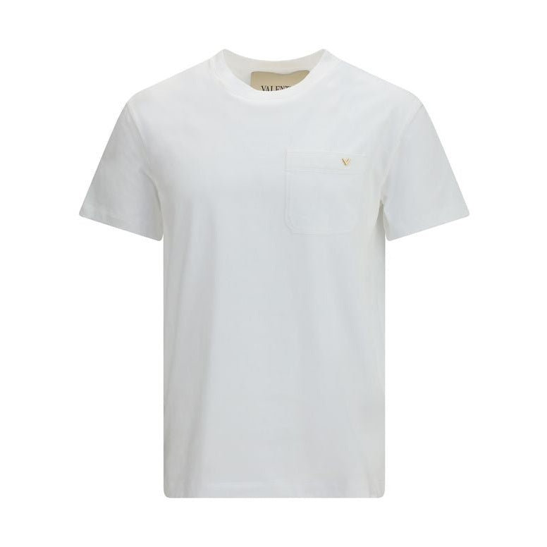 Valentino White Cotton T-Shirt