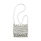 Self-Portrait Silver Polyester Shoulder Bag