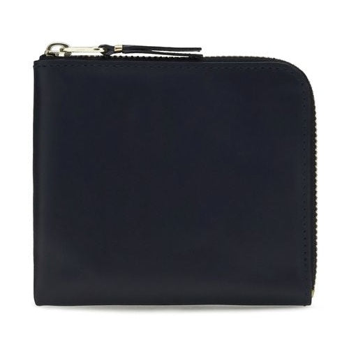 Comme Des Garçons Blue Calf Leather Bos Taurus Wallet