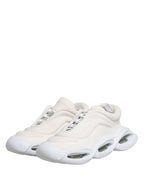 Dolce & Gabbana White Slip On Wave Low Top Sneakers Shoes