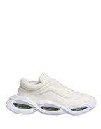 Dolce & Gabbana White Slip On Wave Low Top Sneakers Shoes