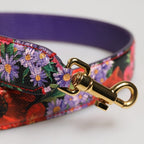 Dolce & Gabbana Multicolor Floral Leather Bag Accessory Shoulder Strap